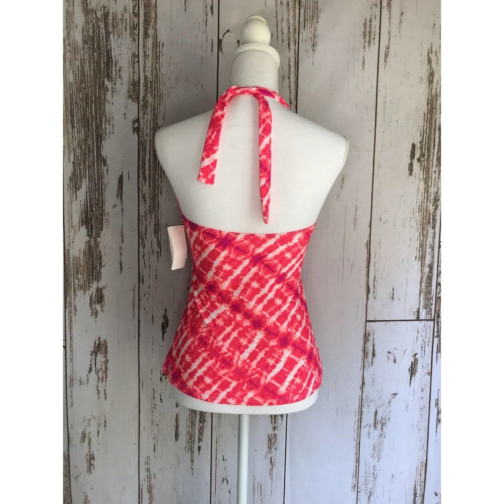 Island Escape Pink Multicolor Tankini Bandini Top Swimsuit NWT - Picture 3 of 5